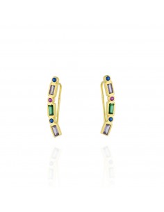 Pendientes asimétricos con...